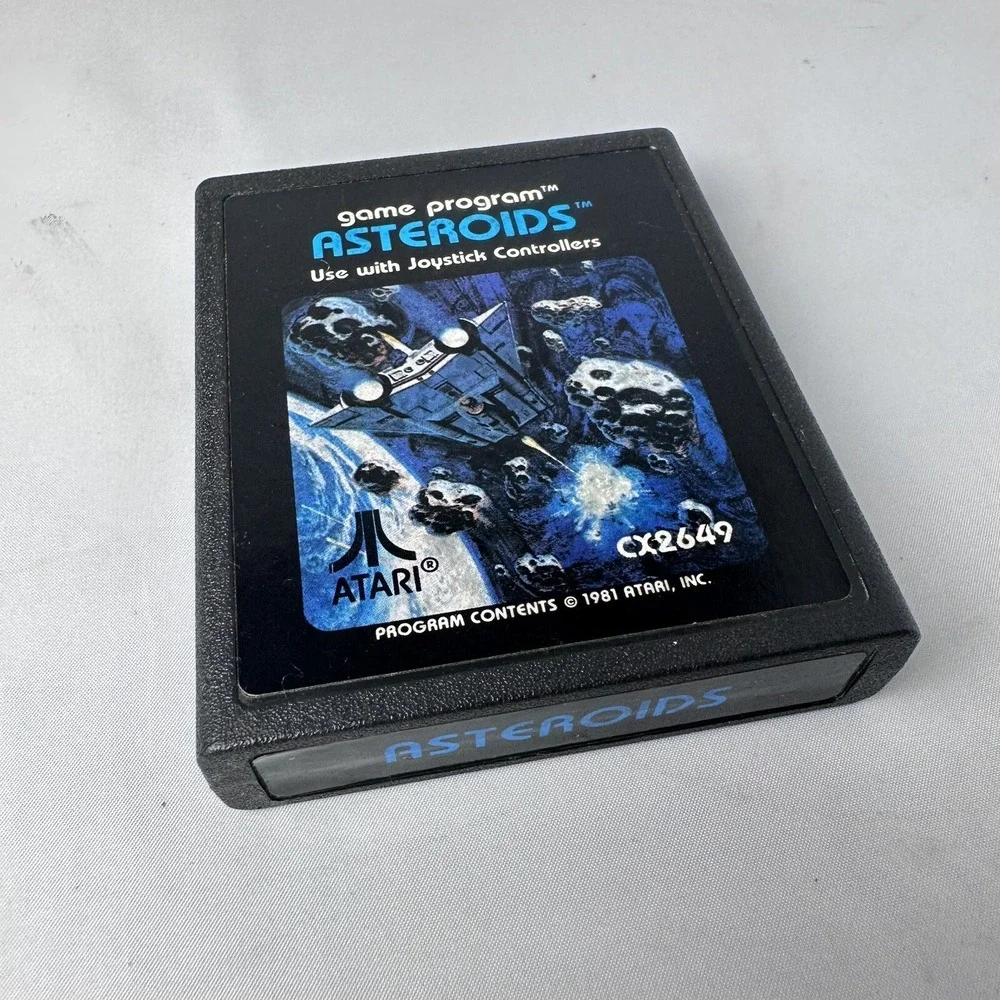 Atari 2600 Asteroids Video Game‎ Cartridge CX2649 Game Only Tested Vintage